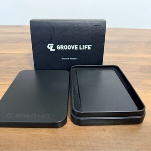 Groove Life Wallet - Black Slim Aluminum Card Holder